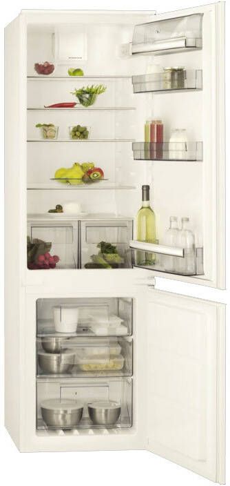 AEG 6000 serie TwinTech NoFrost Koel vrieskast inbouw 178 cm SCB618F6TS