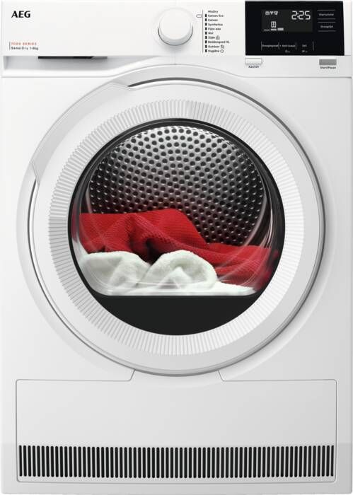 AEG TR738AT2B 7000 serie SensiDry Wasdroger Warmtepompdroger 8 kg Energielabel A+++