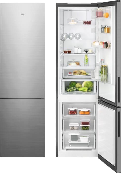 AEG 7000 GreenZone+ Koel vrieskast vrijstaand 202 cm vingervlekvrije rvs ORC7P361CX