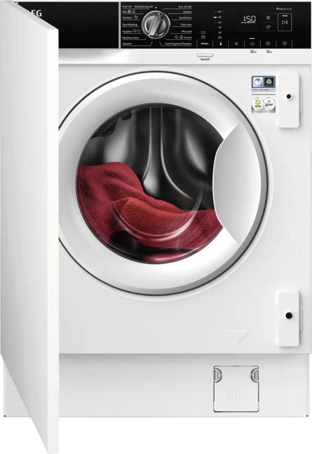 AEG 7000 SENSIDRY 7000 PROSTEAM CONDENSATIE WAS-DROOGCOMBINATIE VOOR INBOUW 7 KG LWR7676BI