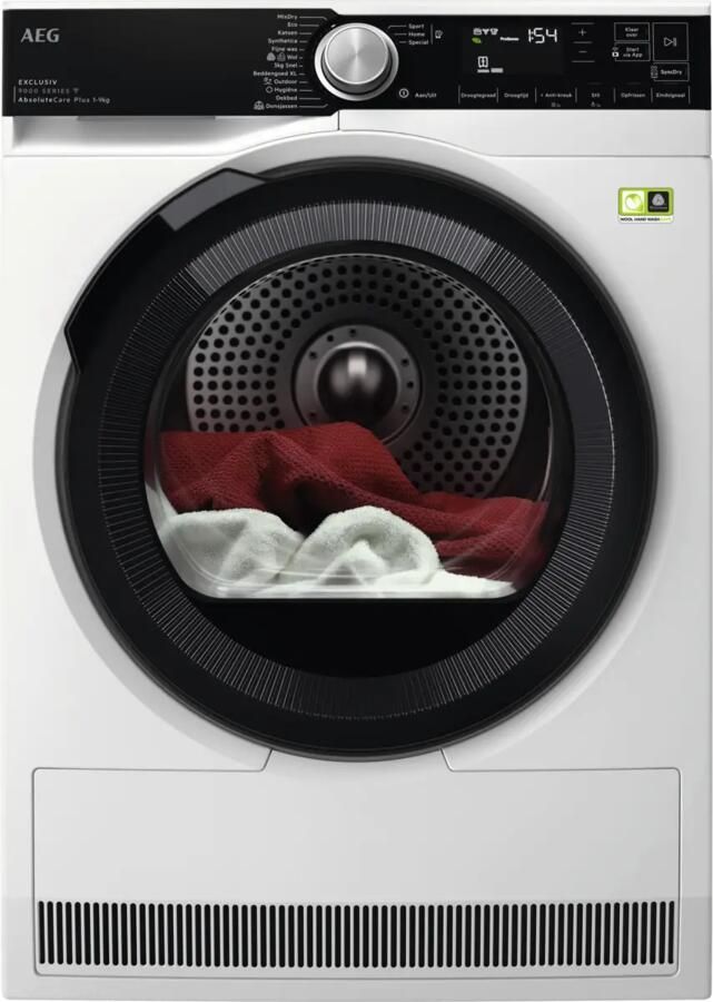 AEG 9000 AbsoluteCare Plus Warmtepomp Droger 9 kg TR9HAMBURG