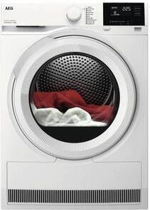 AEG TR738AT2B 7000 serie SensiDry Wasdroger Warmtepompdroger 8 kg Energielabel A+++