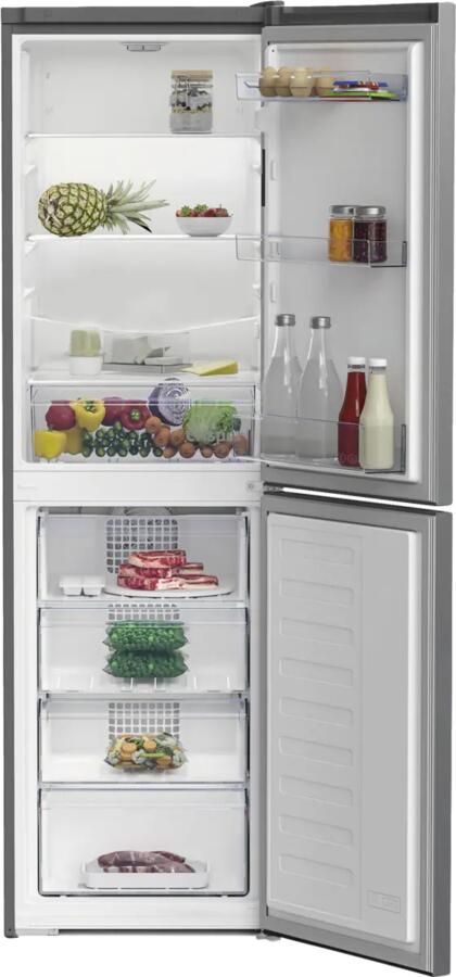 Beko RCHE300K40SN Selective Line Koel-vriescombinatie Zilver