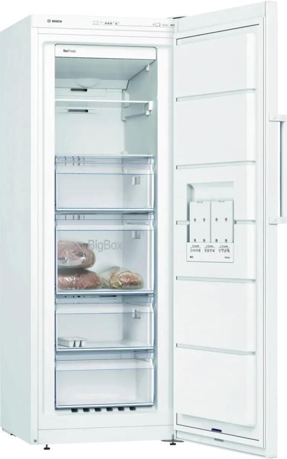 Bosch GSN29VLEP Serie 4 161 x 60 Vrijstaande Vriezer Vrieskast No Frost Nooit meer ontdooien Wit