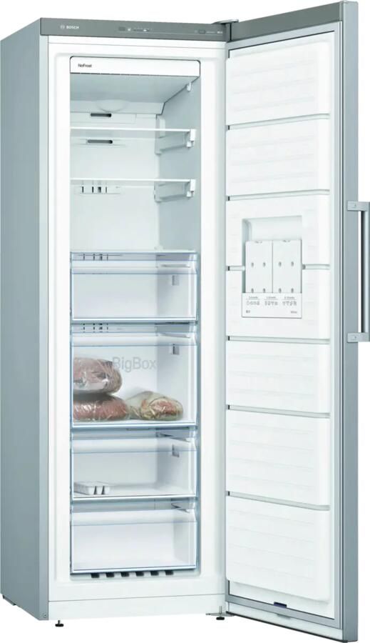 Bosch GSN33VLEP Serie 4 176 x 60- Vrijstaande Vriezer Vrieskast No Frost Nooit meer ontdooien RVS