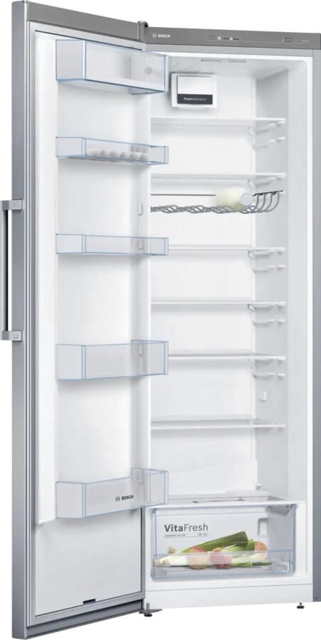 Bosch KSV33VLEP Serie 4 Koelkast RVS VitaFresh superKoelen powerVentilation Energielabel E