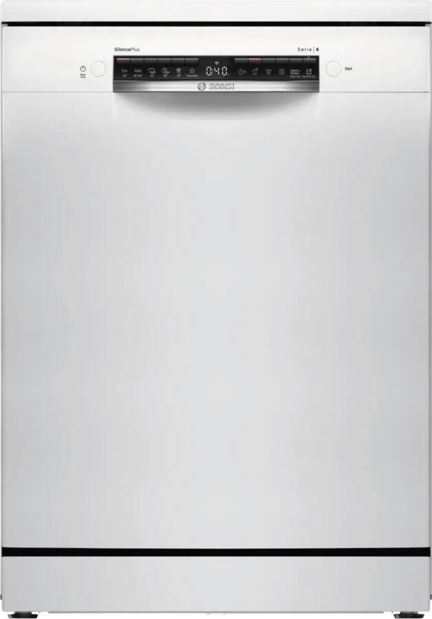 Bosch SMS4ECW28E Serie 4 Vrijstaande vaatwasser 60 cm Wit Energielabel A Extra droog optie Home Connect Vario Lade voor bestek en kookgerei - Foto 2