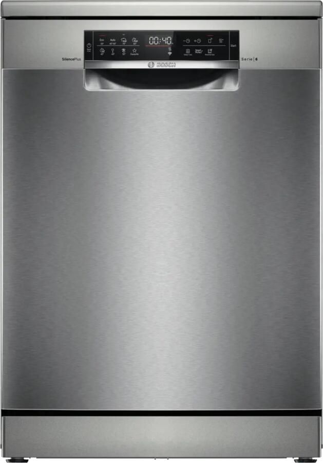 Bosch SMS6ECI12E Serie 6 Vaatwasser Vrijstaande vaatwasser 60 cm Energielabel A Home Connect VarioLade: een lade voor bestek klein kookgerei en zelfs kleine kopje Zeer stil