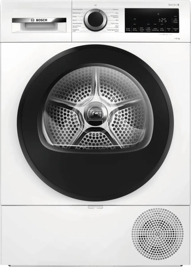 Bosch Serie 6 WQG143DANL Warmtepompdroger 9 kg Auto Dry-sensor Easyclean filter Wit Wasdroger