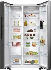 Hisense RS711N4ACE Amerikaanse koelkast Energielabel E 550L No-Frost Freezer Convert Fast Freeze RVS 38dB LED-display - Foto 6