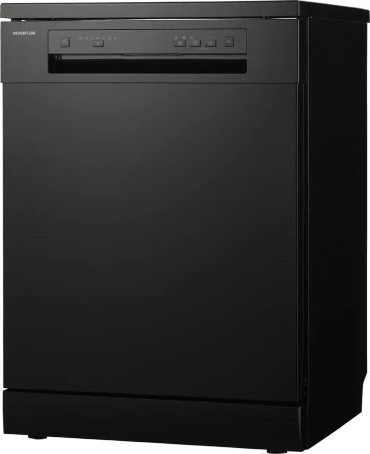 Inventum VVW6036AB vaatwasser 14 couverts Bestekmand 44 dB 7 programma s Deur opent automatisch Startuitstel Energielabel D Vrijstaand Zwart