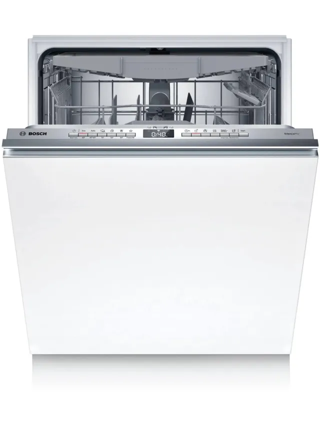 Bosch SMV4ECX23E - inbouwvaatwasser - RVS - Home connect - C label - 14 couverts - 40 dB Wit