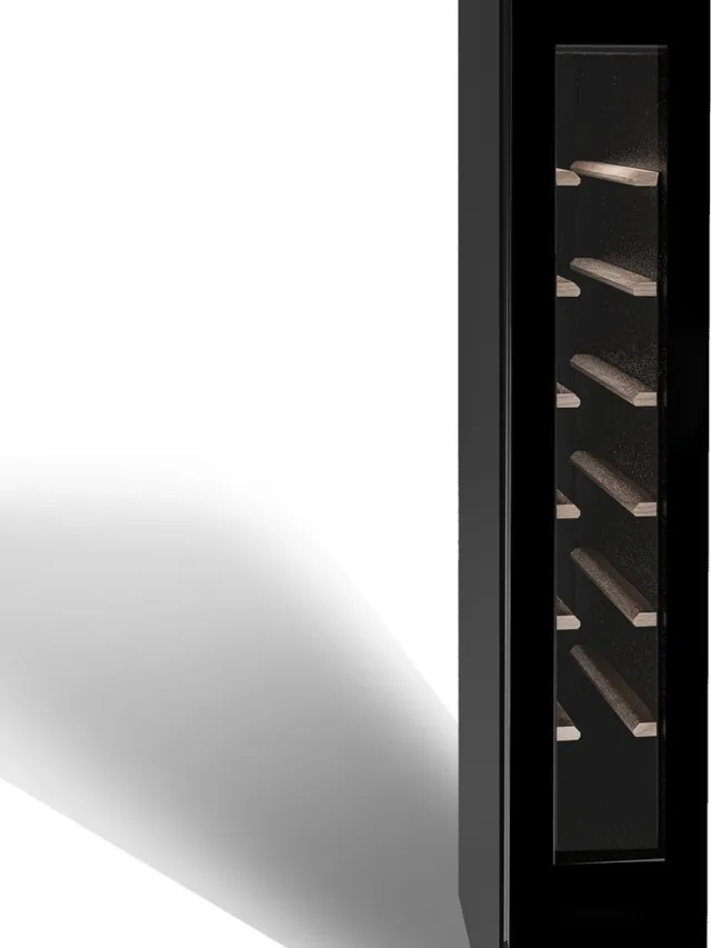 Nestor M Wijnkoelkast NWXS18GN1 - 15 cm B - 1 zone - 8 Flessen Zwart 15 cm breed