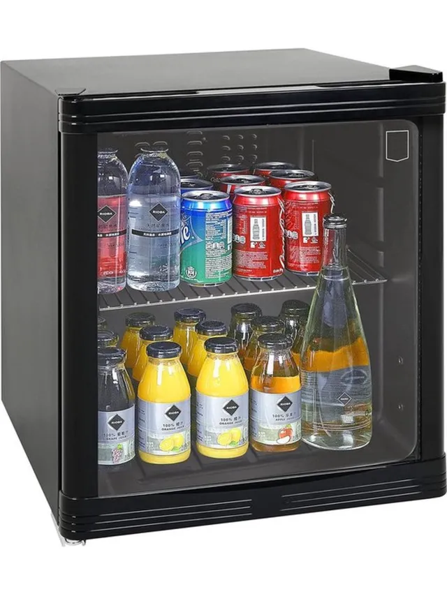 Thuys Luxe Wijnkoelkast – Wijnklimaatkast – Wijnkoeler – Flessenkoelkast – Geruisloos – Minibar – 46L Capaciteit – Compact Design – Zwart