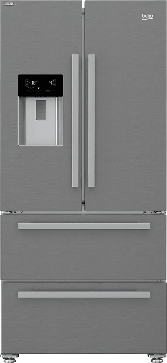 Beko GNE60530DXN Amerikaanse koelkast, 605 liter, French Door Stainless steel