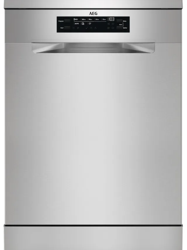 AEG FFB33607ZM vrijstaande vaatwasser inox