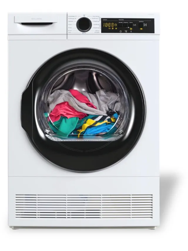Salora DRYER75B - Condensdroger - Wasdroger - Droger - 7 kilo - Energie Label G Wit