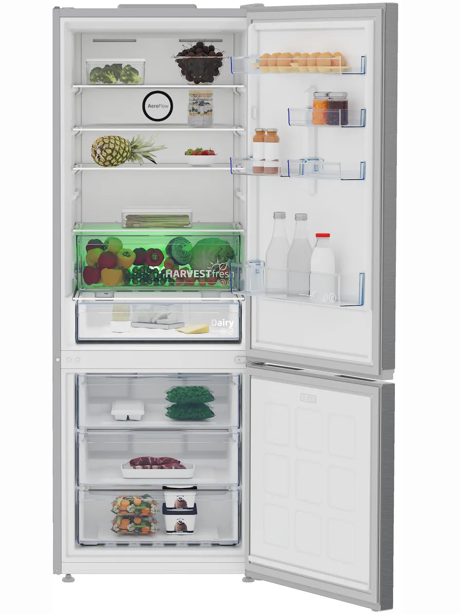 Beko B5RCNE565HXP Koel-vriescombinatie Zilver, foto 3
