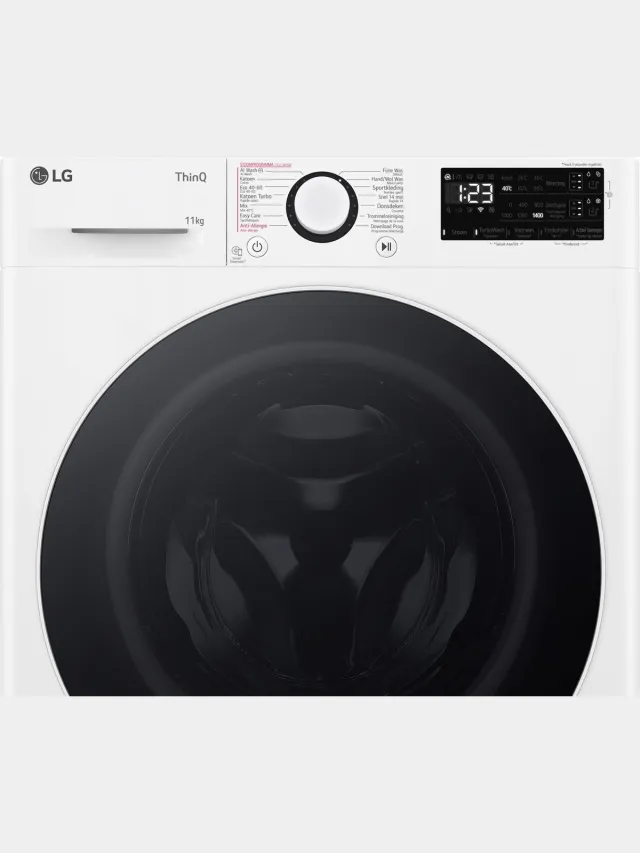 LG F4WR3511S0W - A-10% - 11 kg Wasmachine - Slimme AI DD™ motor - EzDispense™ - Hygiënisch wassen met stoom - ThinQ™ Wit