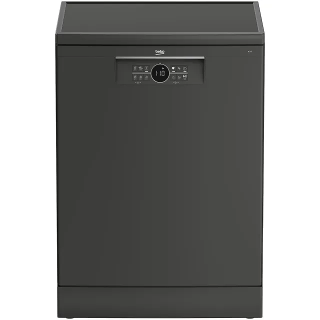 Beko BDFN26460G vrijstaande vaatwasser grijs