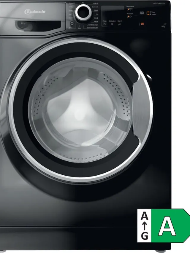 Bauknecht WM BB 814 A wasmachine Voorlader 8 kg 1400 RPM Zwart