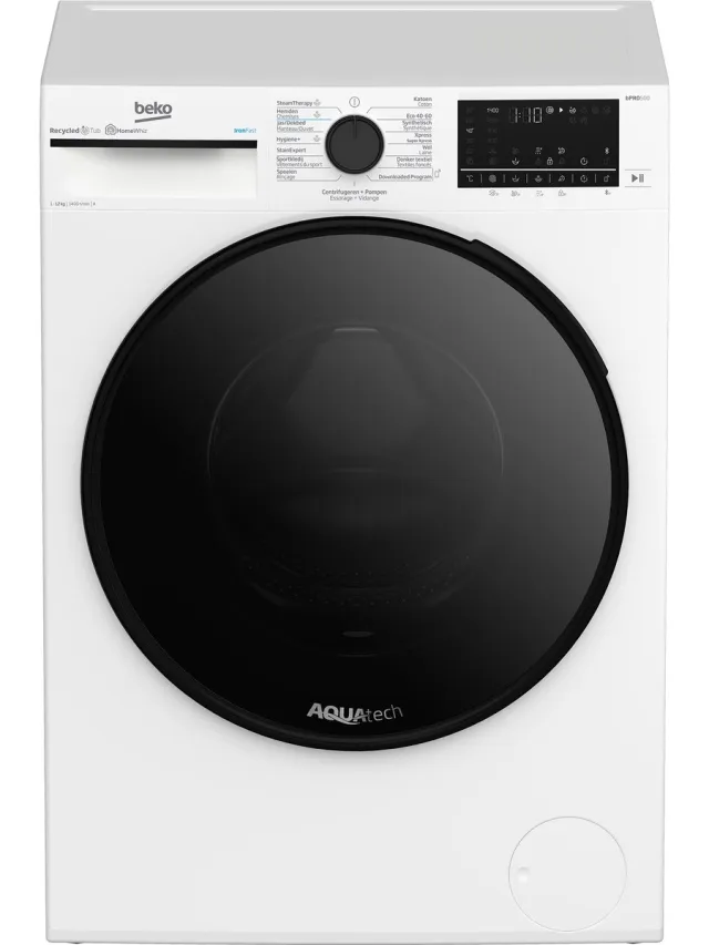 Beko B5WT512410W - Homewhiz - RecycledTub™ - Wasmachine Wit