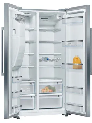 Siemens Amerikaanse koelkast KA93DAIEP noFrost rvs roestvrijstaal, foto 2