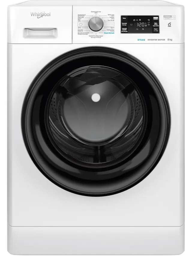 Whirlpool FFB 8489E BV BE Freshcare - Wasmachine Voorlader - 8 kg - 1400 rpm Wit