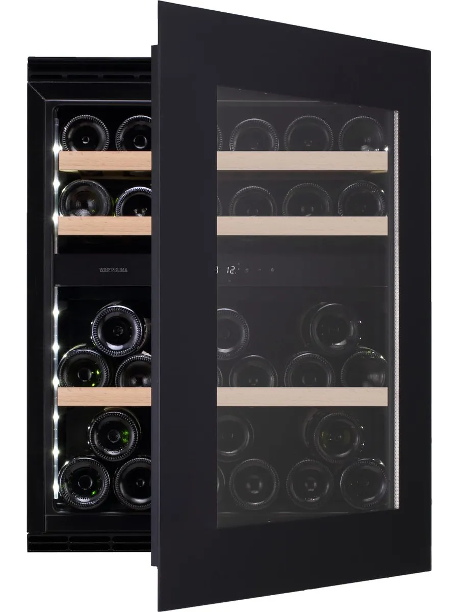 Wine Klima D33-SV78-PUSH 78 cm hoog zwart, foto 2