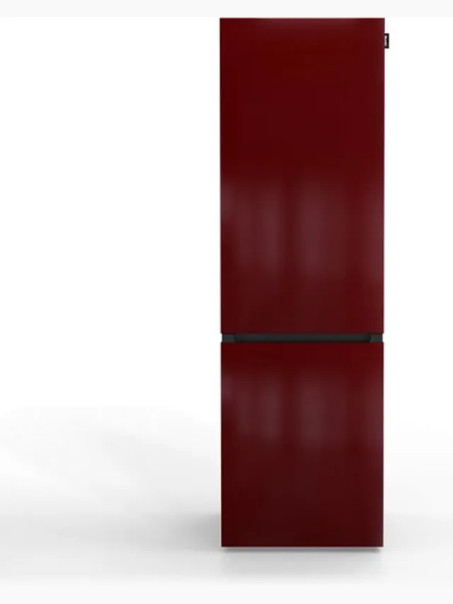 Nunki Large Combi NFA – Koel-vriescombinatie – No Frost – A-klasse – 304 liter – Front Burgundy Gloss Bordeaux