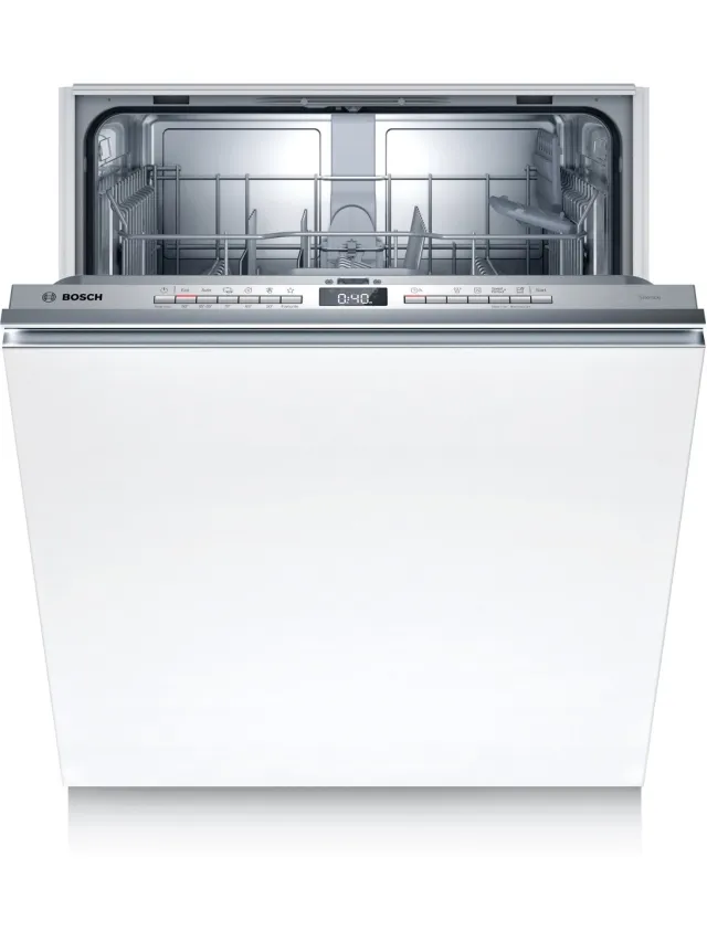 Bosch SGV4HTX31E - Serie 4 - Inbouwvaatwasser - Volledig ingebouwd - 12 couverts - Energielabel E Roestvrijstaal