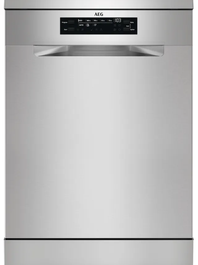 AEG FFB74917ZM vaatwasser, vrijstaand inox