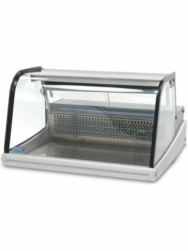 Maxima Koelvitrine - 175 L - 92 cm - met Onderstel Stainless Steel