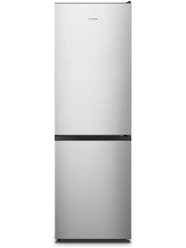 Hisense RB3N300NECA koel-vriescombinatie, 304 liter, No Frost RVS