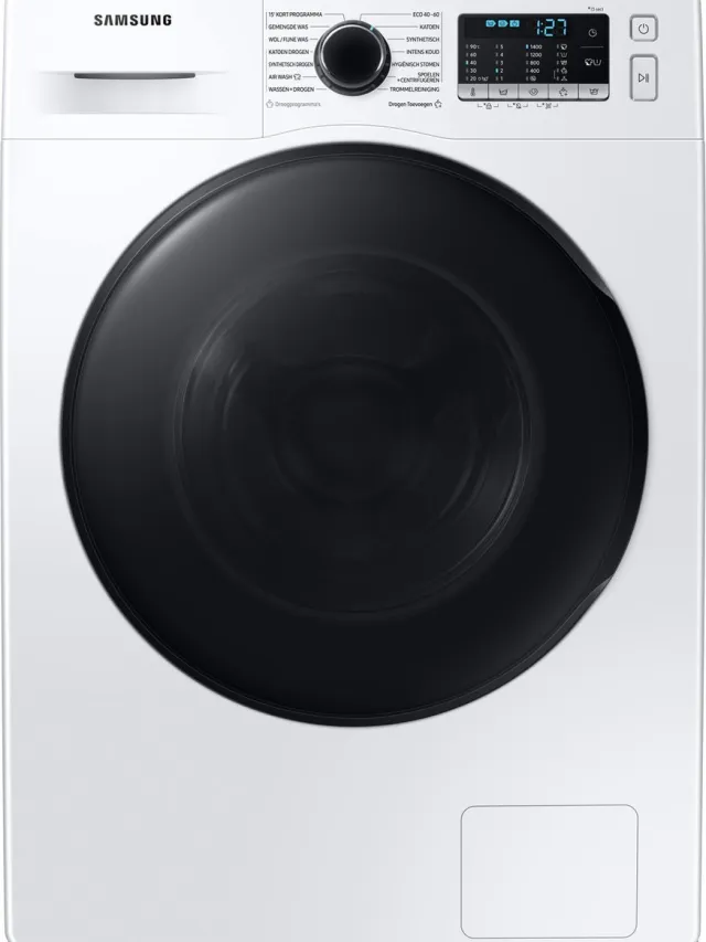 Samsung WD80TA049BE - EcoBubble - 5000 serie - Was-droogcombinatie - 5 jaar garantie in Nederland Wit