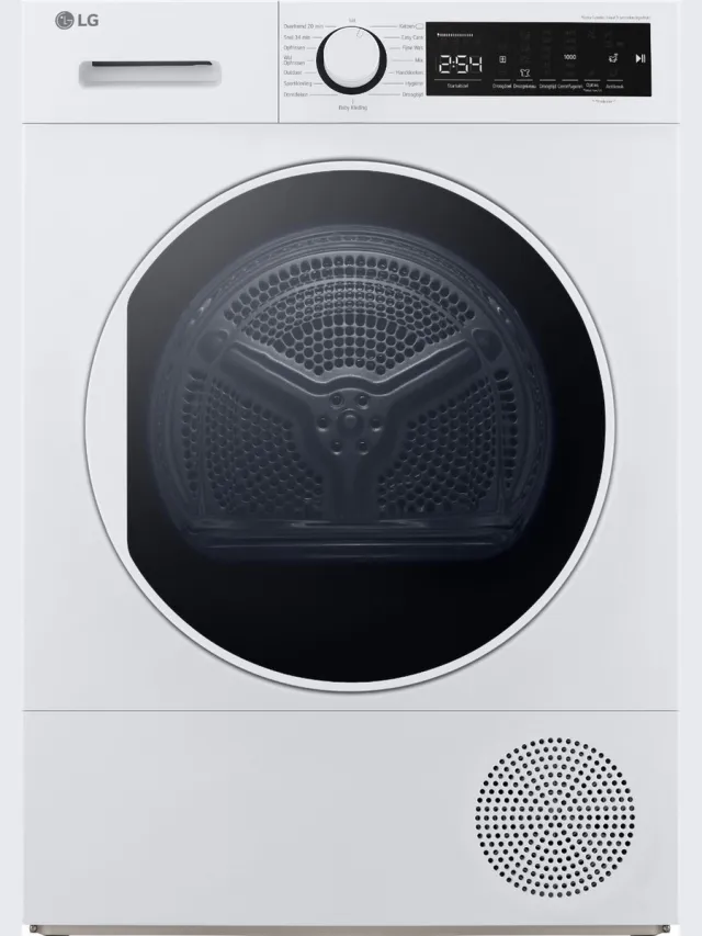 Lg RH80T2AP6RM - Warmtepompdroger - 8 kg Wit