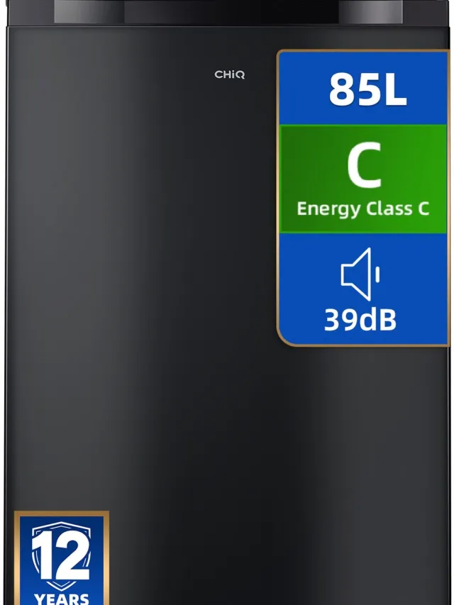 chiq CSD95BC tafelmodel vriezer, 85 L, handmatig ontdooien Zwart