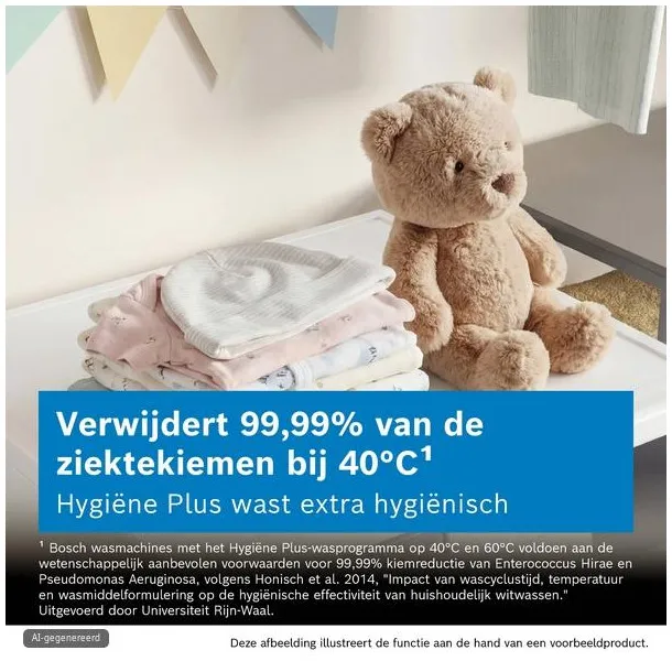 Bosch WGB264ABNL wasmachine voorlader, 11 kg wit, foto 3