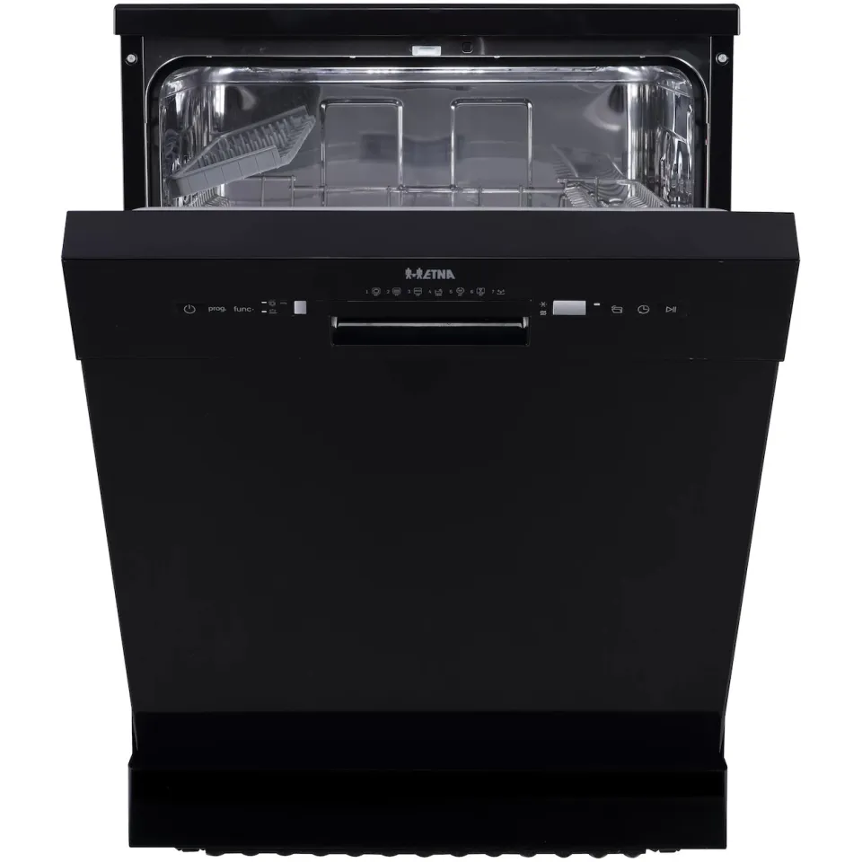 Etna VWV142ZWA vrijstaande vaatwasser, 14 couverts, 60 cm zwart, foto 2