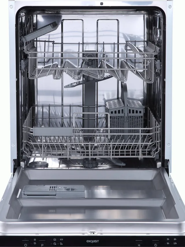 Exquisit EGSP2214-E-030D inbouw vaatwasser, 14 couverts Zilver