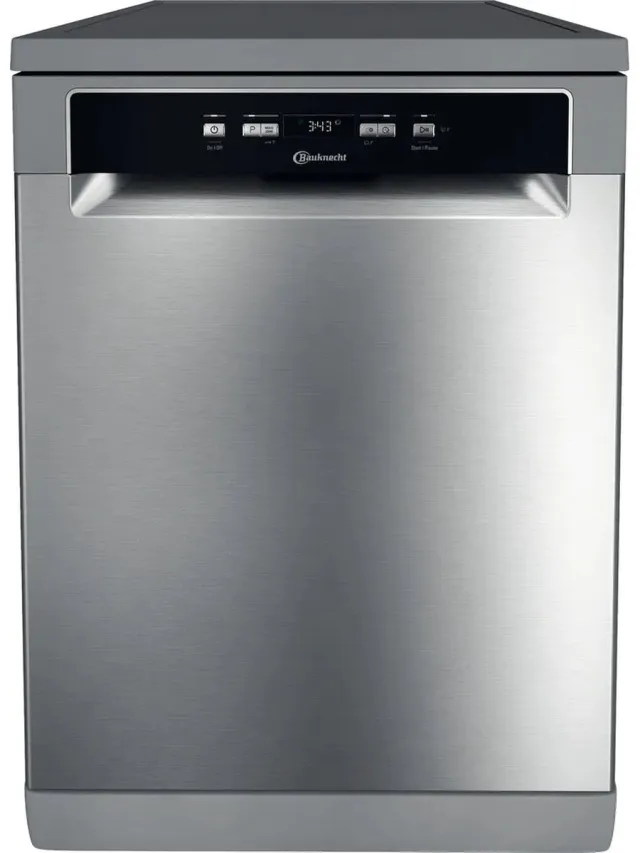 Bauknecht B0F D641A X vrijstaande vaatwasser RVS