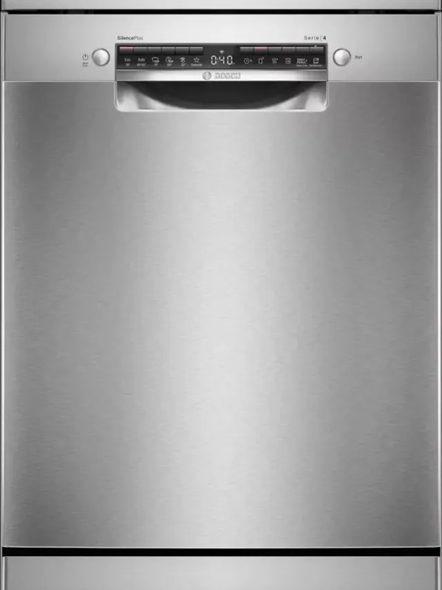 Bosch Vaatwasser SMS4ECI28E Geborsteld Staal