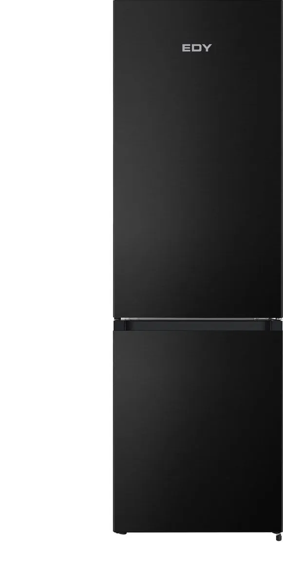Edy EDHC8086 - Koel- Vriescombinatie - Zwart - E Klasse - 269 Liter - 180CM - 5 Jaar Garantie