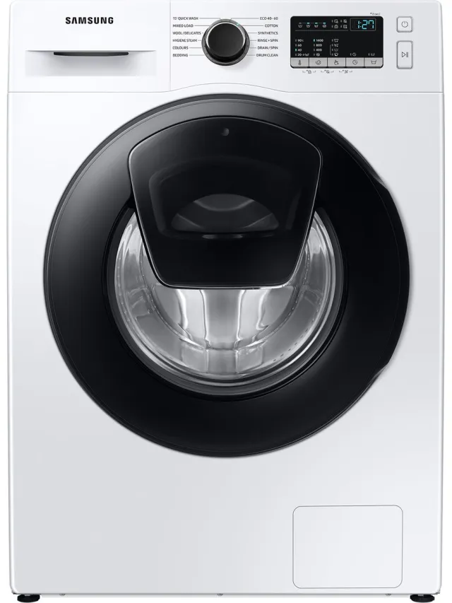 Samsung EcoBubble WW90T4540AE - Wasmachine - 9kg - AddWash - Energielabel D WIT MET ZWARTE DEUR