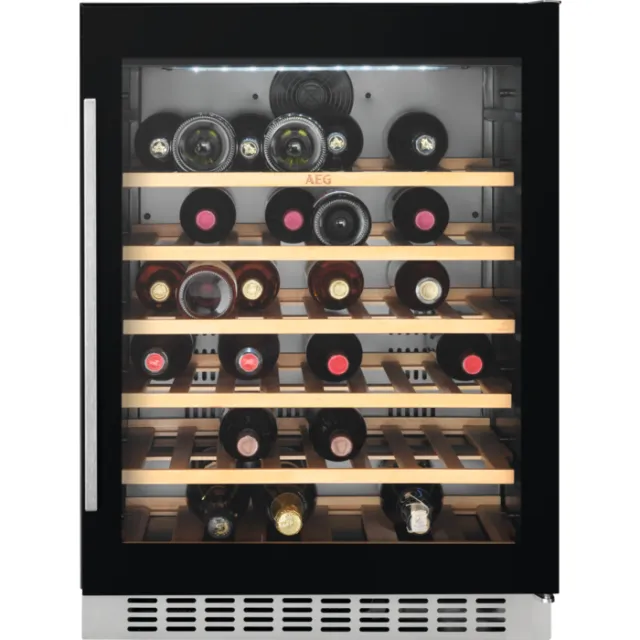 AEG SWB66001DG wijnkoelkast, 1 temperatuurzone, onderbouw zwart