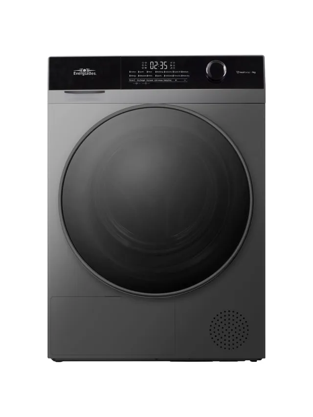 Everglades Evhp9066cg - Warmtepompdroger 9 Kg 64 Db Energielabel C Titanium Gray
