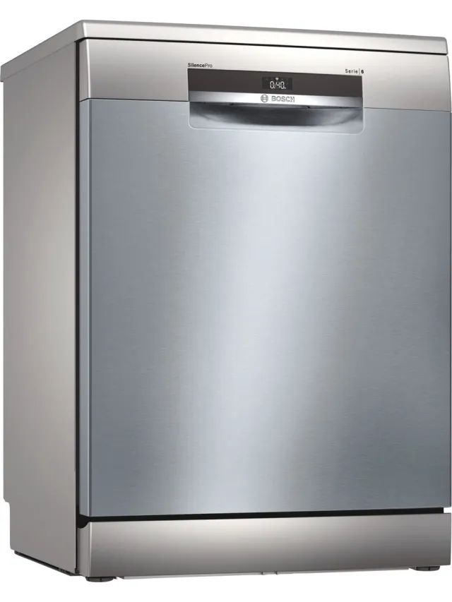 Bosch SMS6ECI07E - Serie 6 - Vrijstaande vaatwasser - RVS Zilver