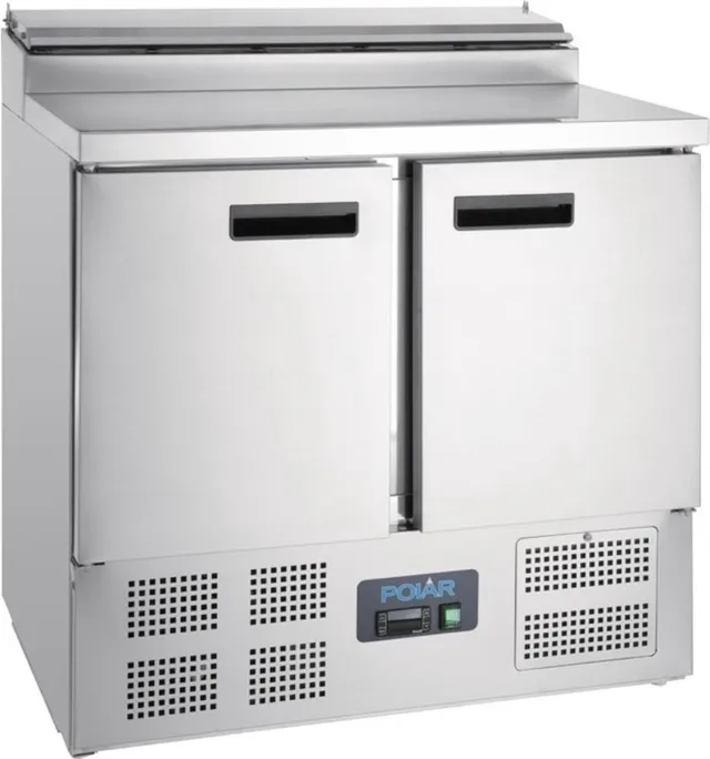 Polar G-serie gekoelde saladette 254L Grijs