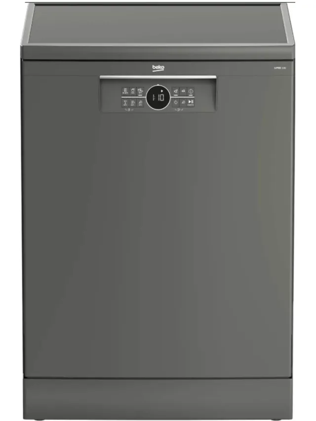 Beko BDFN26443G - Vrijstaande vaatwasser - 42 dB - 14 Couverts - Energielabel C Grijs