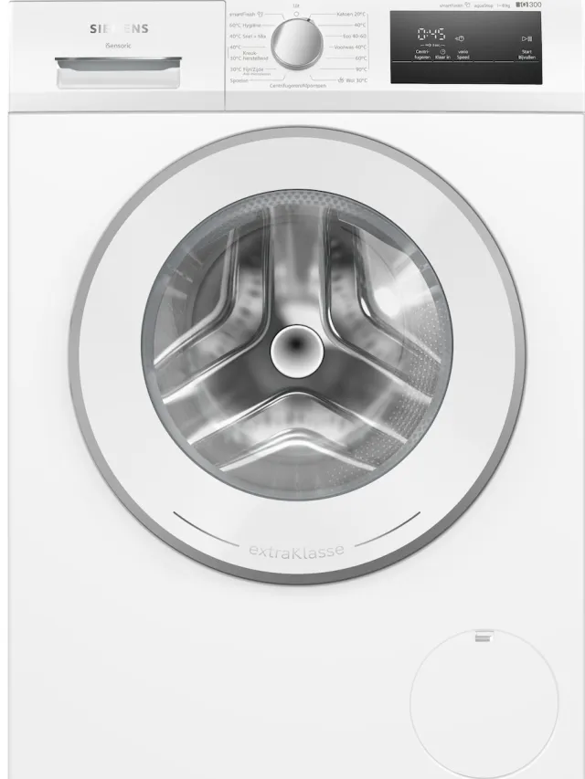 Siemens WM14N09XNL wasmachine wit, foto 2